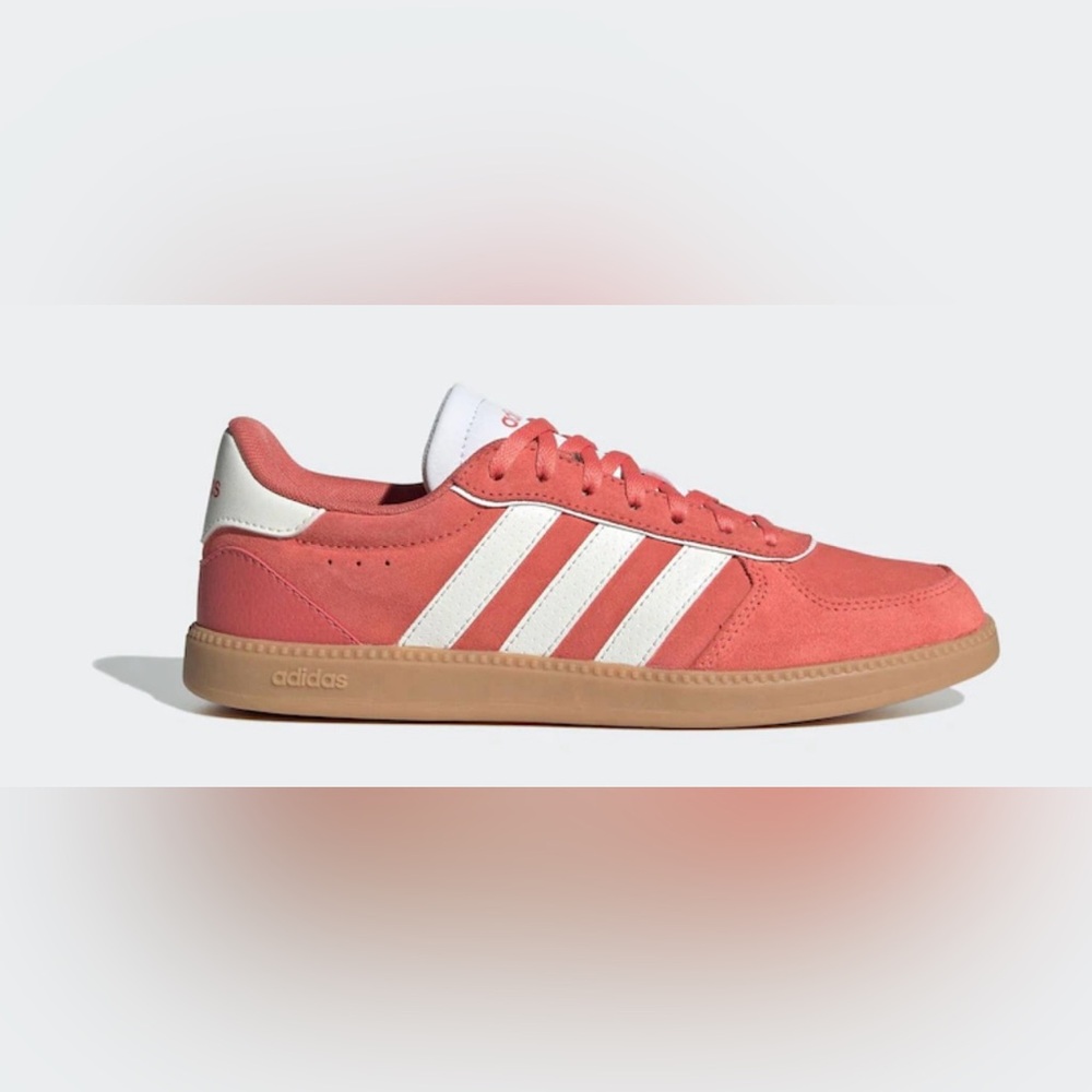 Adidas Breaknet Women’s Coral and White Sneakers
